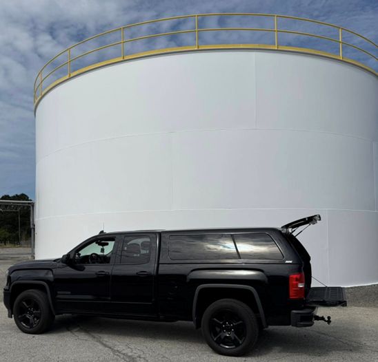 tank that was recoated with protective coating